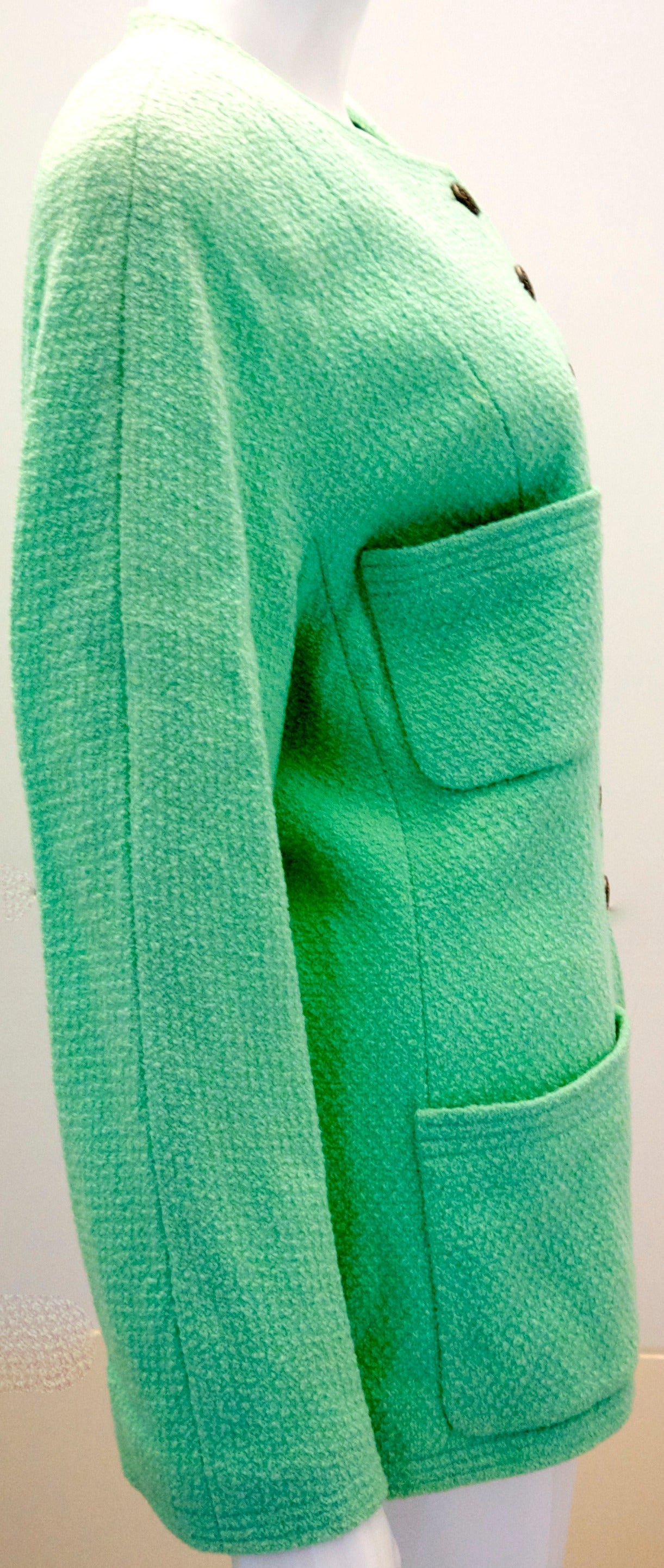 seafoam green jacket