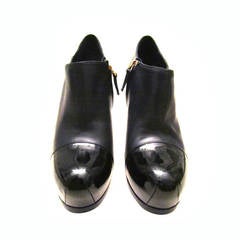 Used YSL Yves Saint Laurent High Heel Tribute Ankle Boots - Size 38