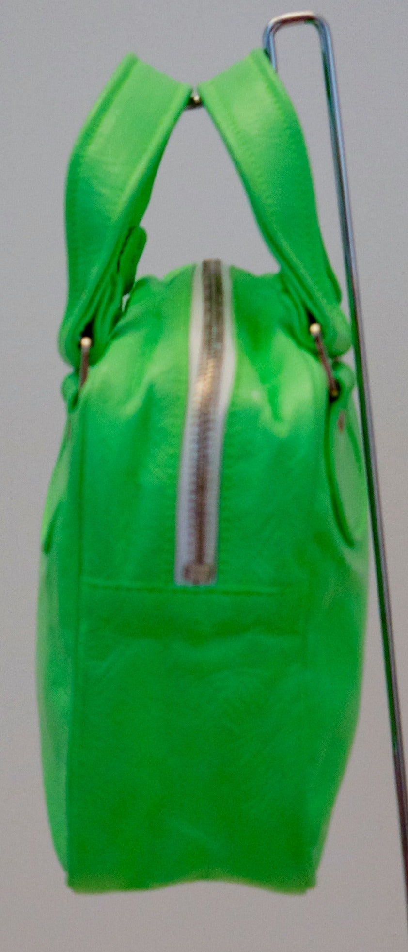 Courreges Green Small Tote Handbag / Purse - 1980's 1