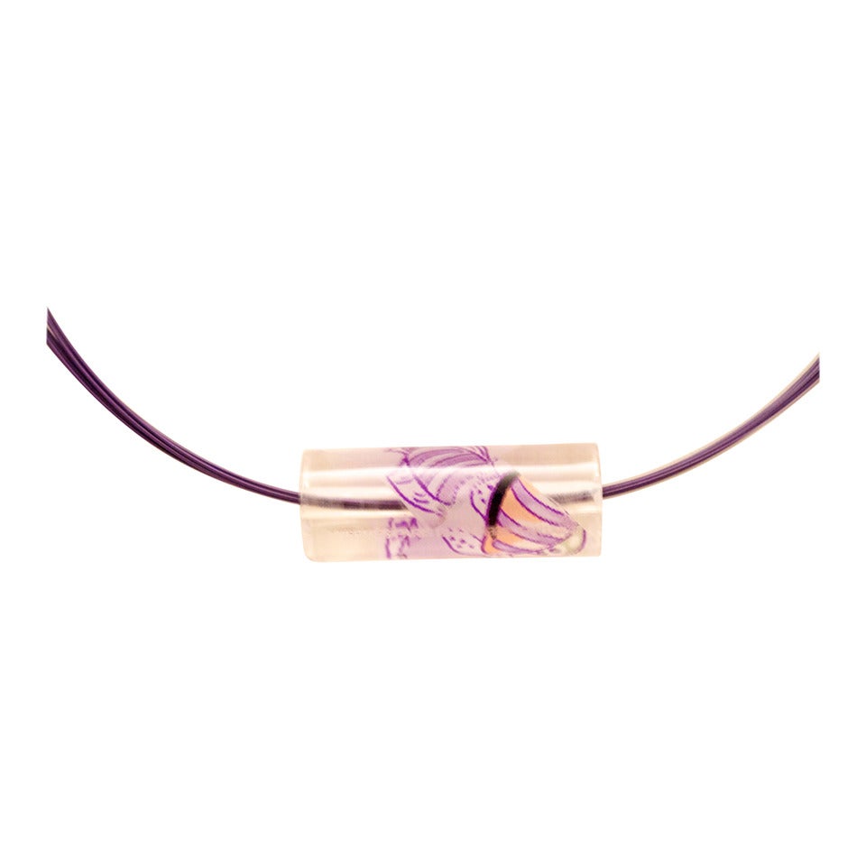 Rare Hermes Purple Choker - Limited Edition BIJOUTERIE FANTASIA  For Sale