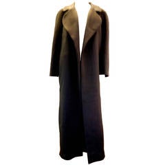 Chanel Black Couture Evening Jacket / Over Coat