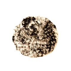 Chanel Black and White Boucle Camellia Flower Pin