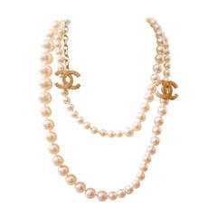 New Chanel Pearl Necklace