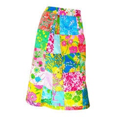 Rare Vintage Lilly Pulitzer Skirt - 'The Lilly' - 1960's