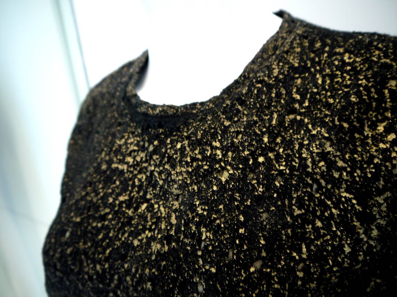 Bottega Veneta Black and Gold Shirt - Size 42 2