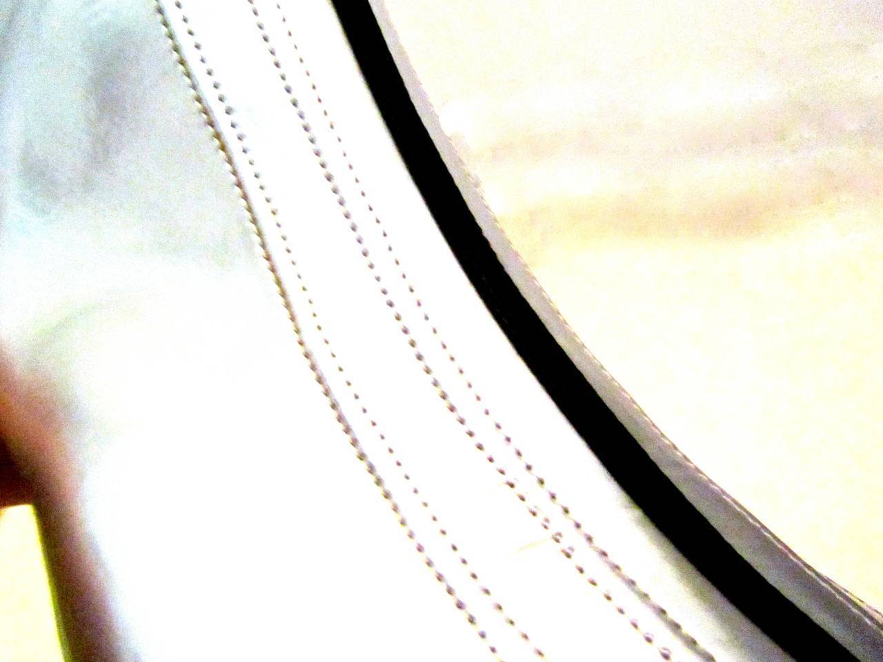 Chanel Boots - Patent Leather - Silver with Black Stripe - Size 37