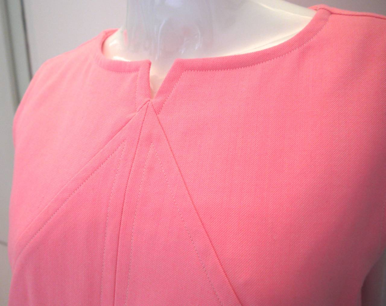 New Courreges Pink Dress - Size 40 For Sale 4