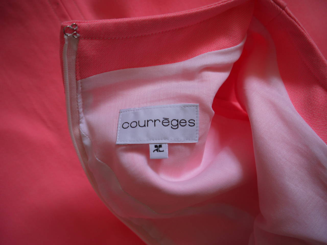 Women's New Courreges Pink Dress - Size 40 For Sale
