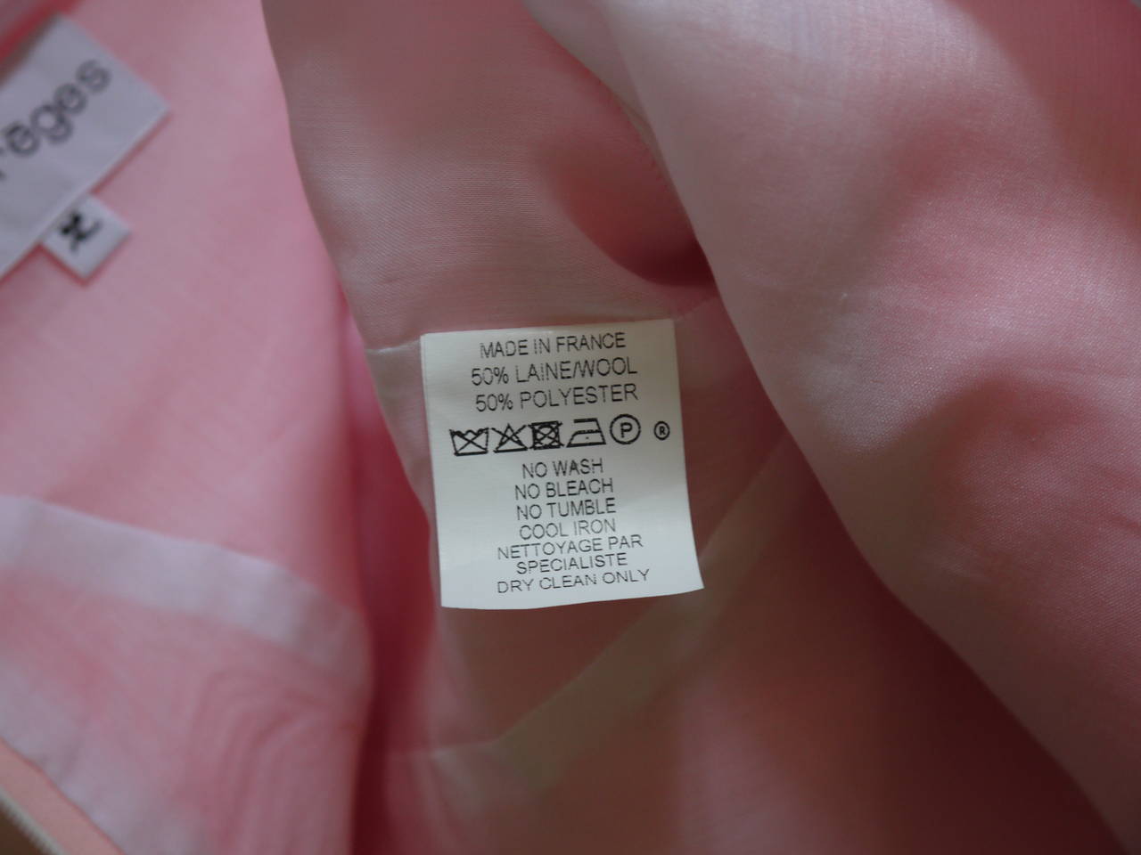 New Courreges Pink Dress - Size 40 For Sale 5