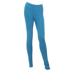New Chanel Pants - Casual Turquoise - Size 38 2