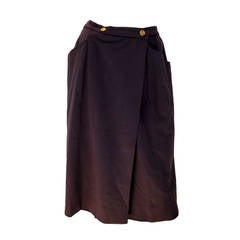 Chanel Skirt - Ash Brown - 1980's 12