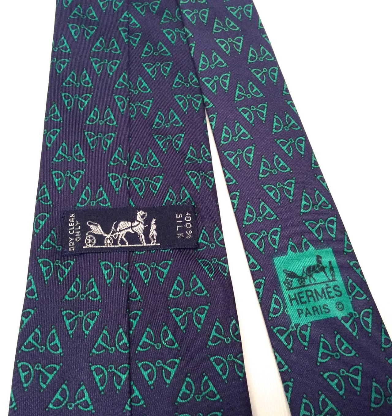 Hermes Silk Necktie 6