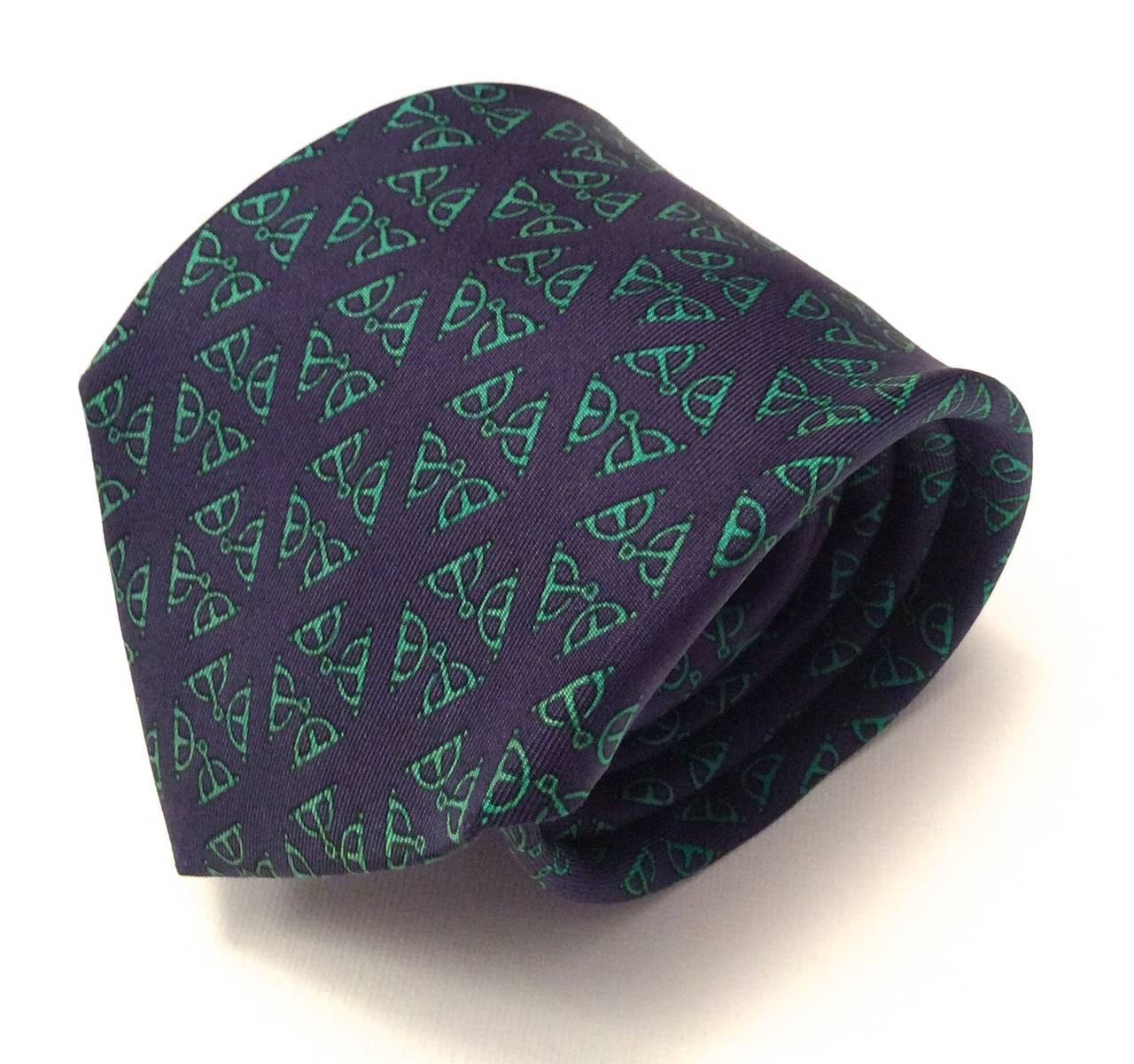Hermes Silk Necktie 4