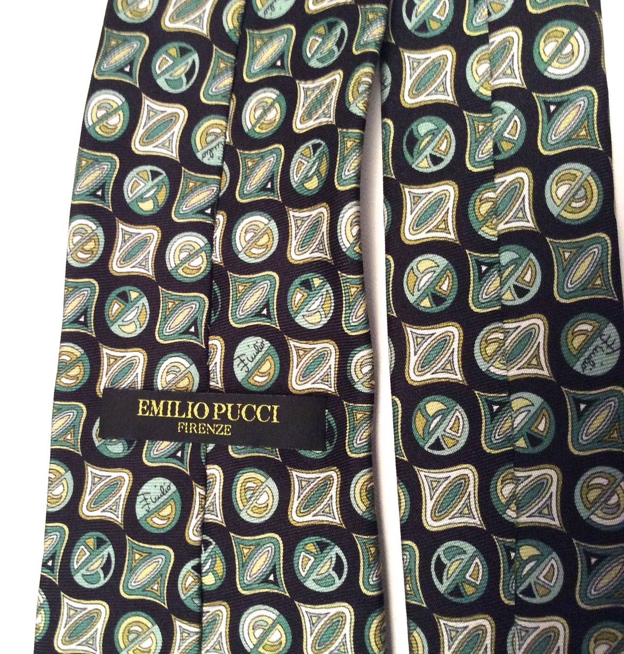 Women's Emilio Pucci Silk Necktie For Sale
