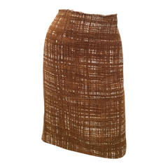 New Prada Cotton and Linen Skirt - Size 40 11