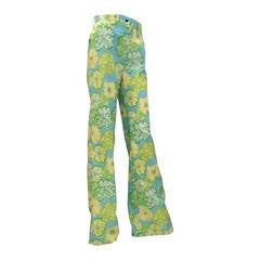 Vintage Lilly Pulitzer - "1970's Cotton Pants" - Never Worn - Floral Pants