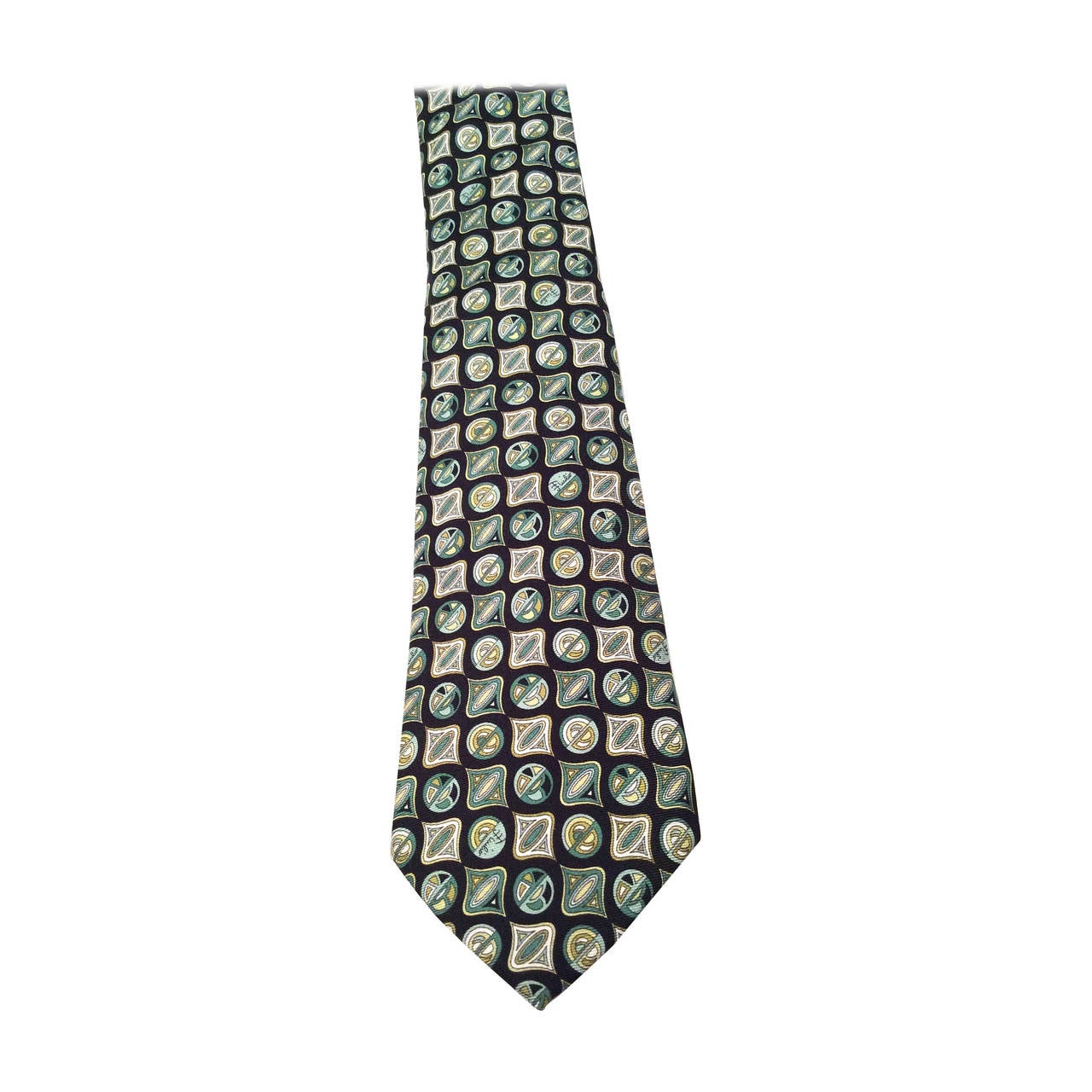 Emilio Pucci Silk Necktie For Sale