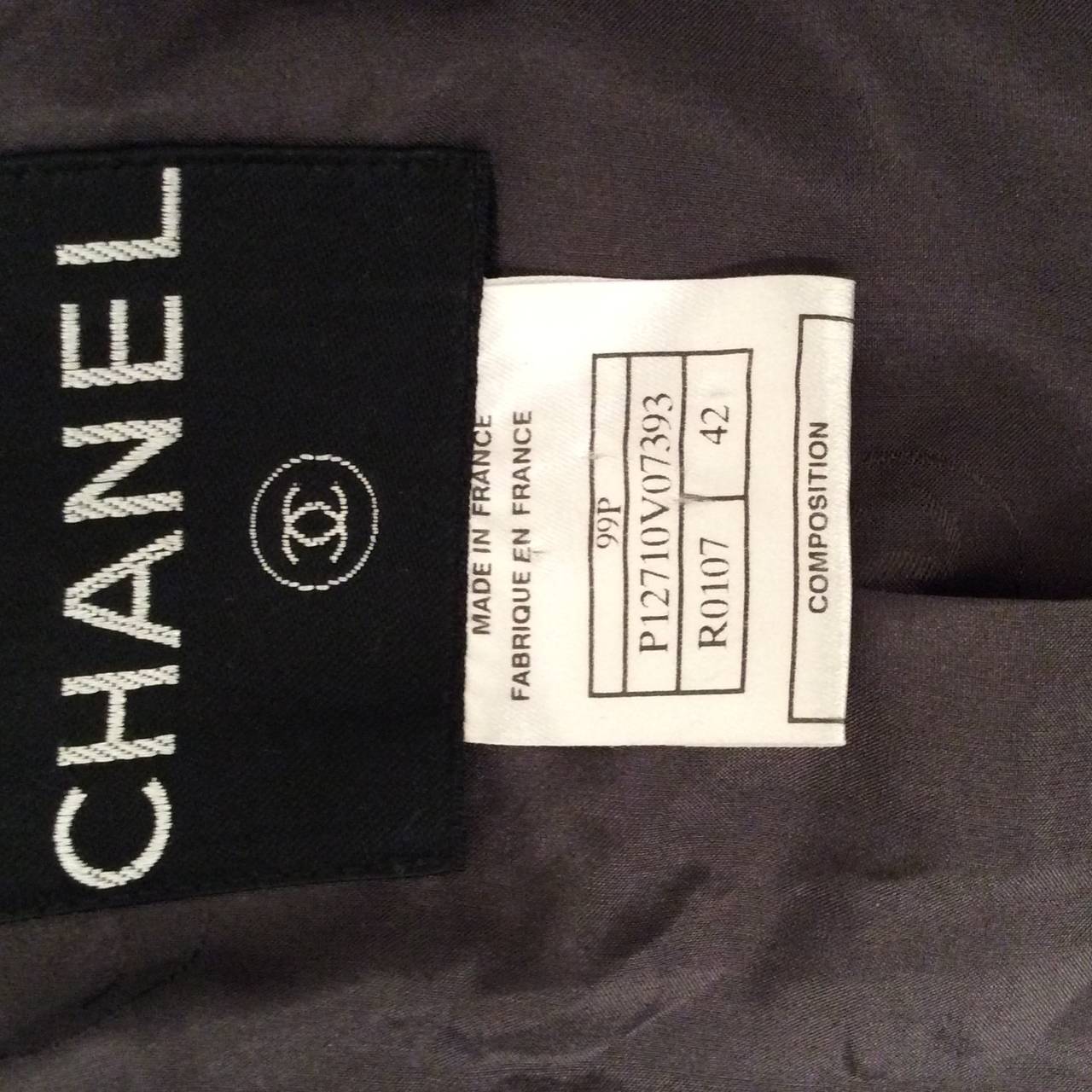 Black Chanel Beaded Jacket Size 42