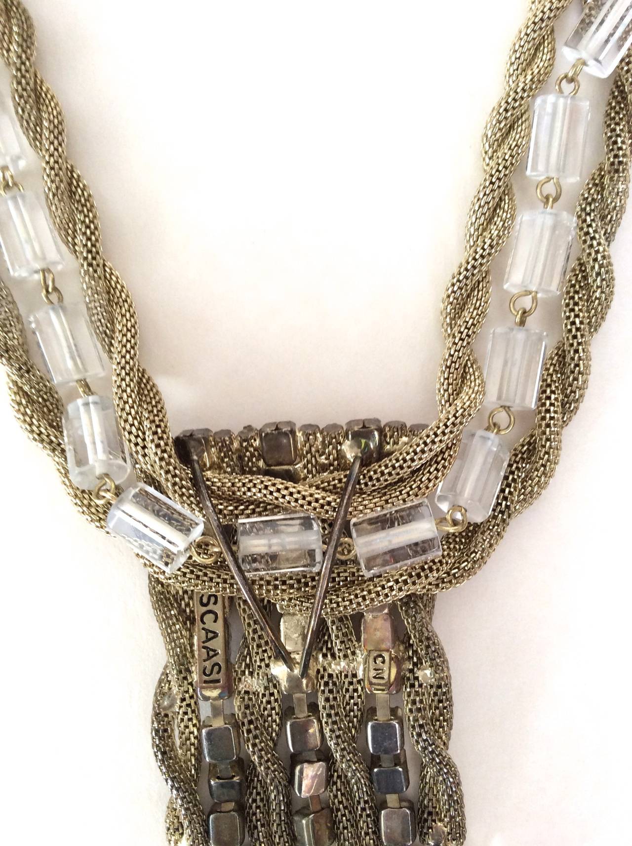 Women's Scassi Necklace with Matching Earrings - Extremely Rare For Sale