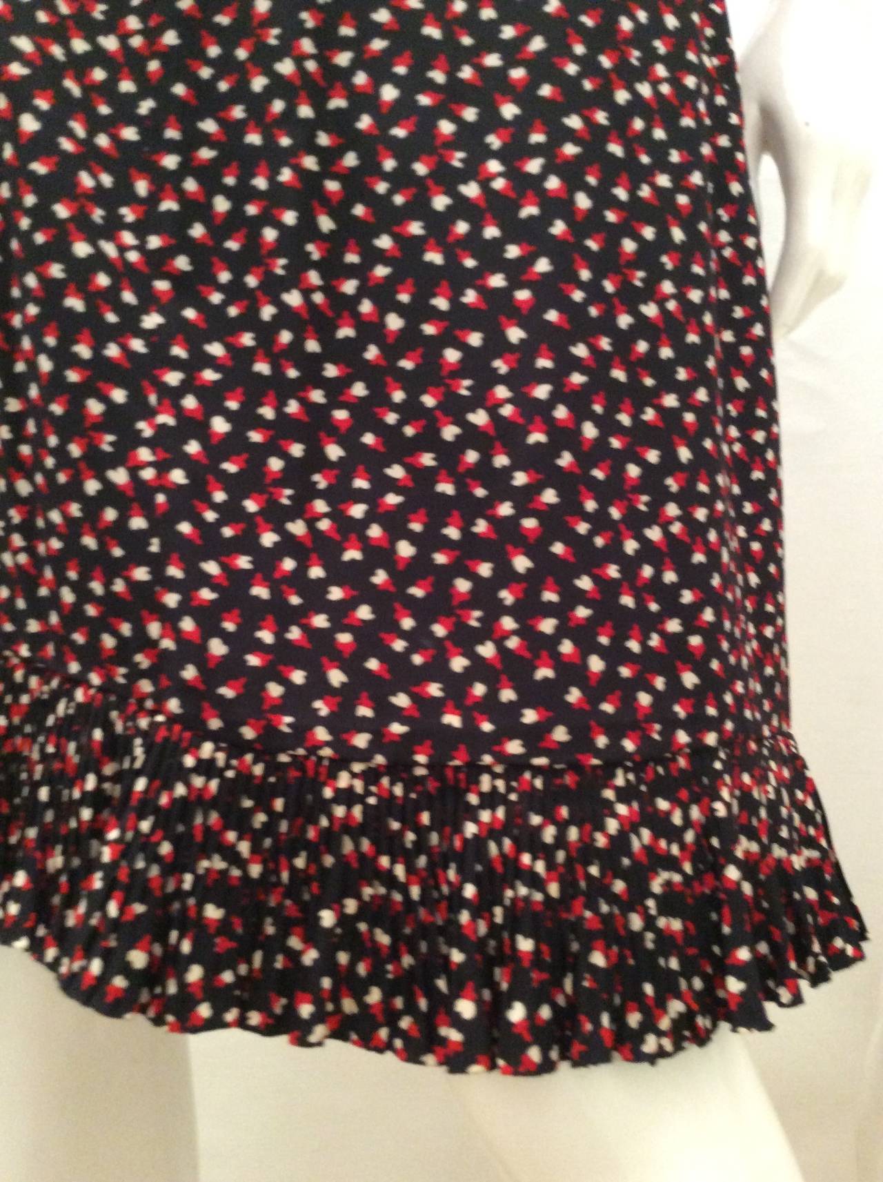 Couture Yves Saint Laurent / YSL 2 Piece Blouse with Skirt 1
