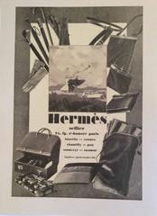 Hermes Vintage Ad Print - 1930's