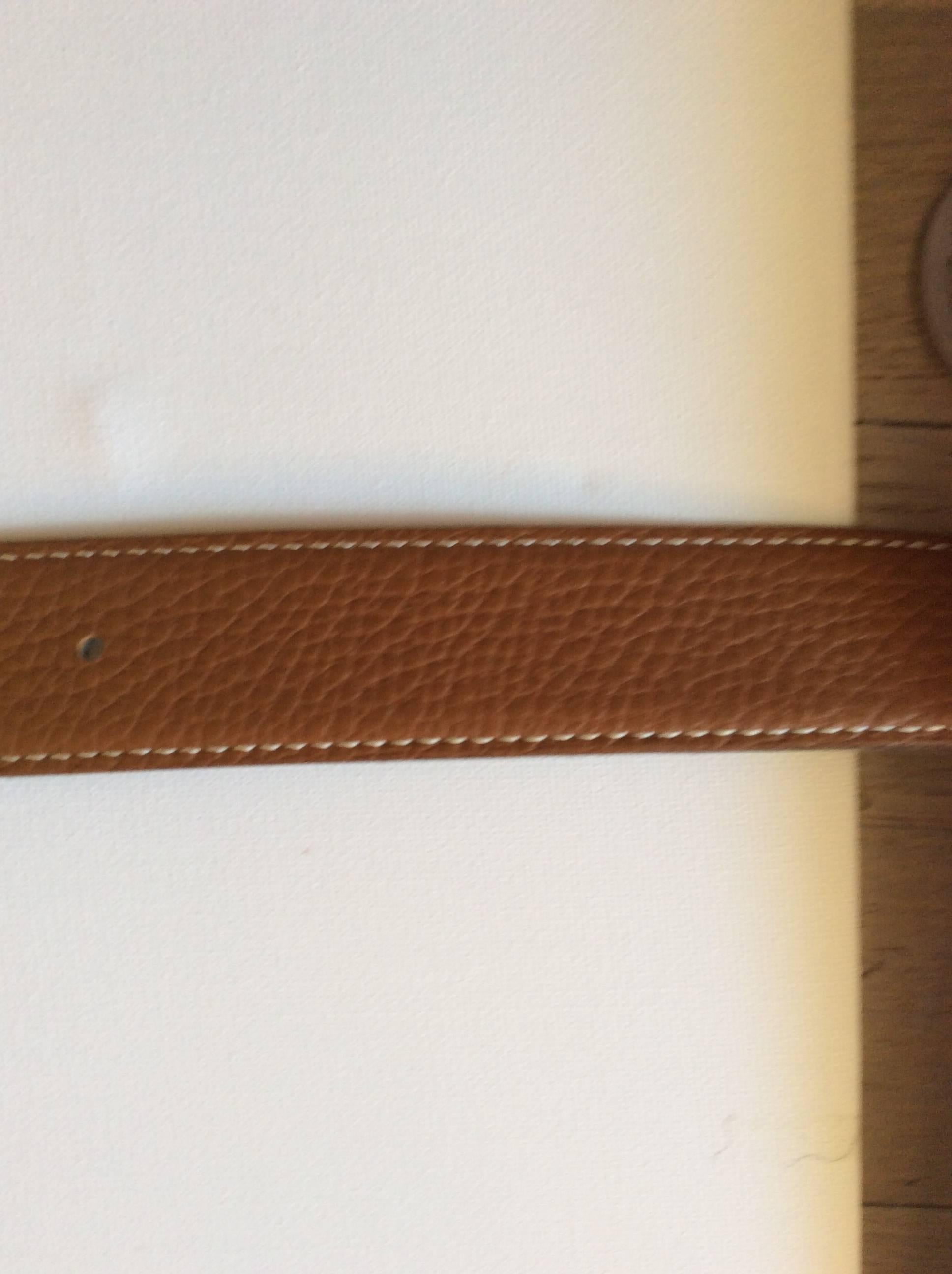 Hermes Rare Silver Tone Belt with Strap 1