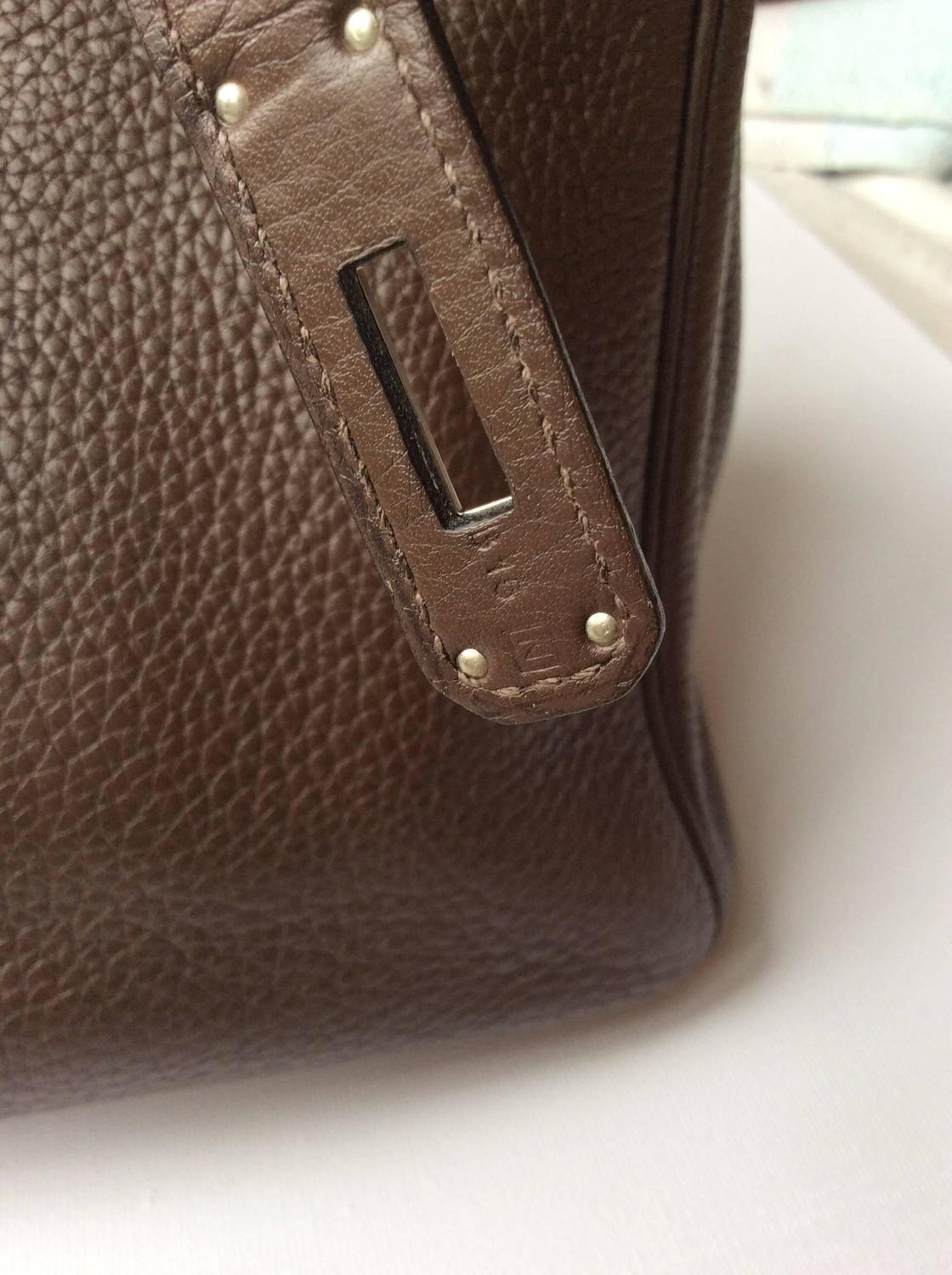 Hermes Chocolate Dark Brown 35 Birkin Bag at 1stdibs  