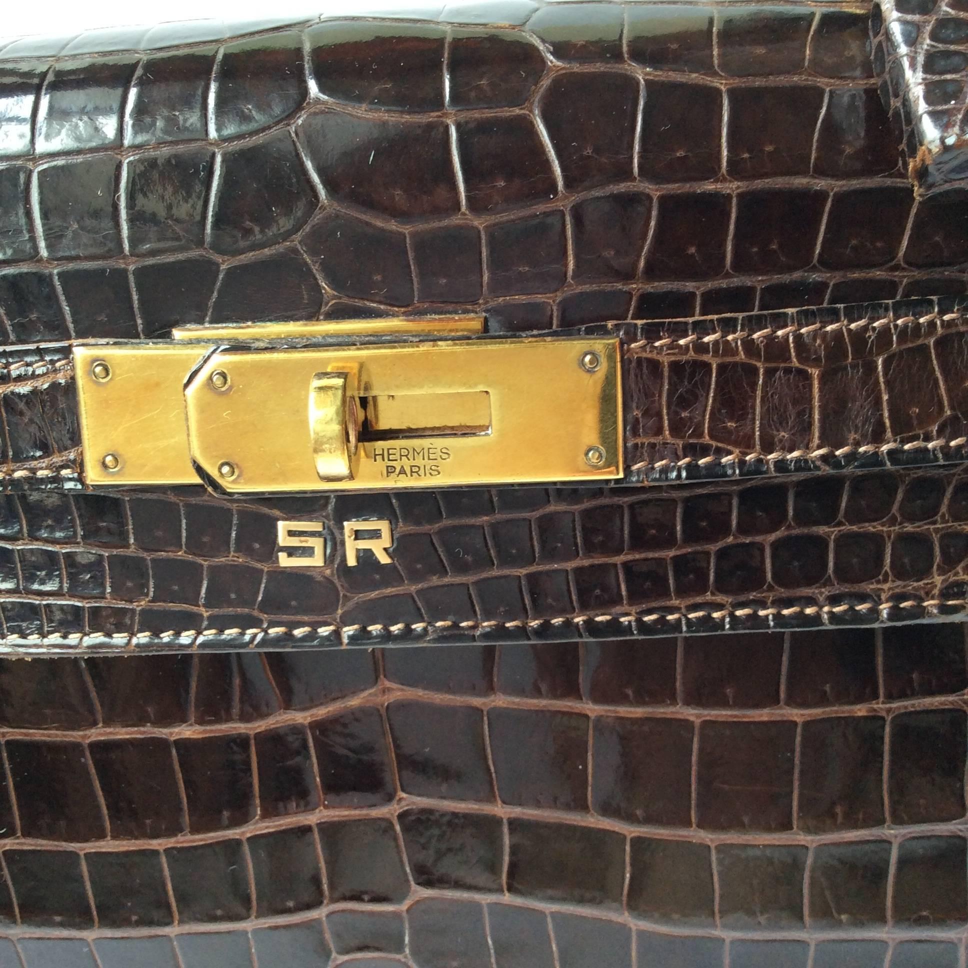 hermes kelly 20 crocodile