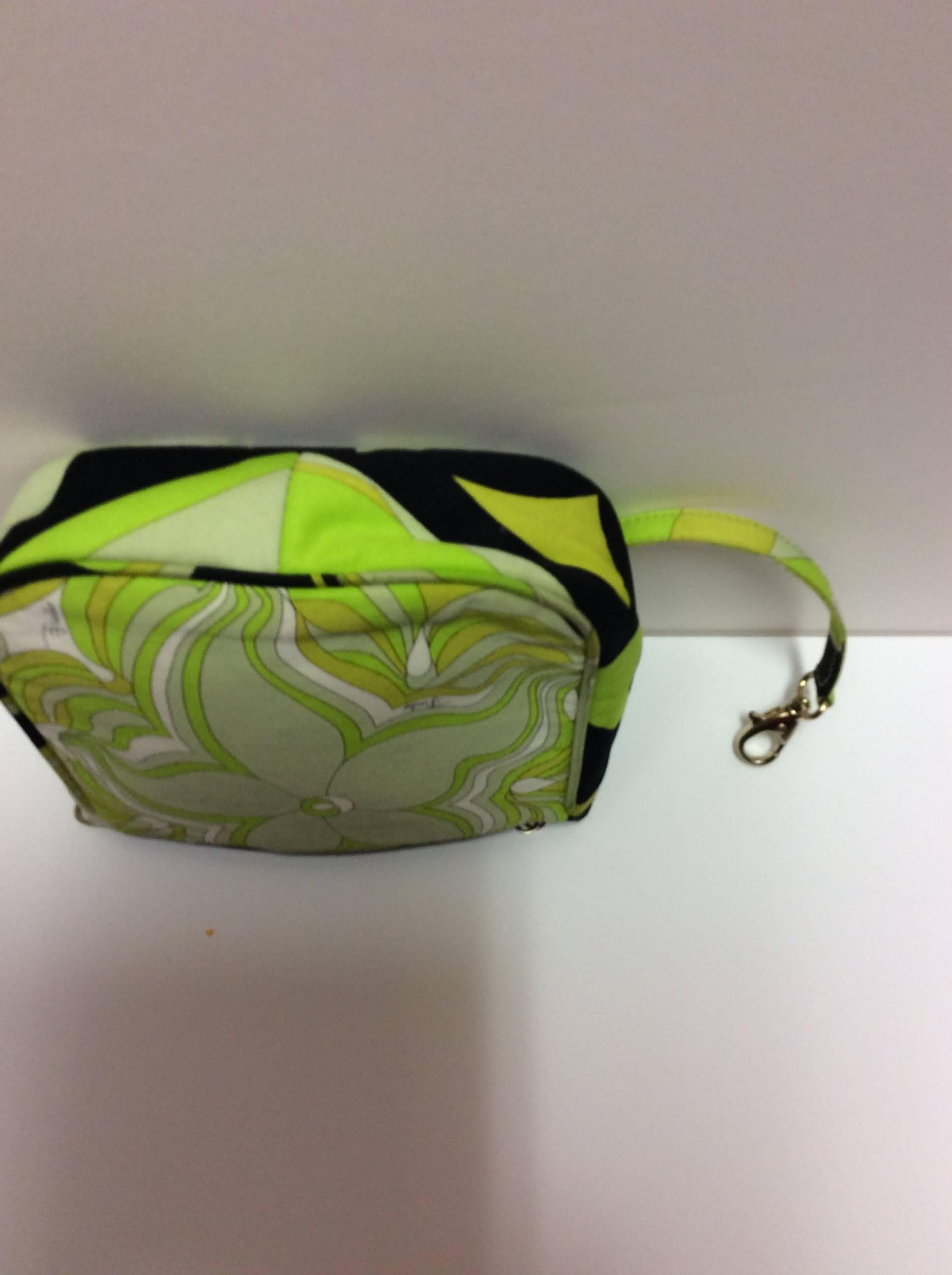 Emilio Pucci Silk Purse / Pochette In Excellent Condition For Sale In Boca Raton, FL