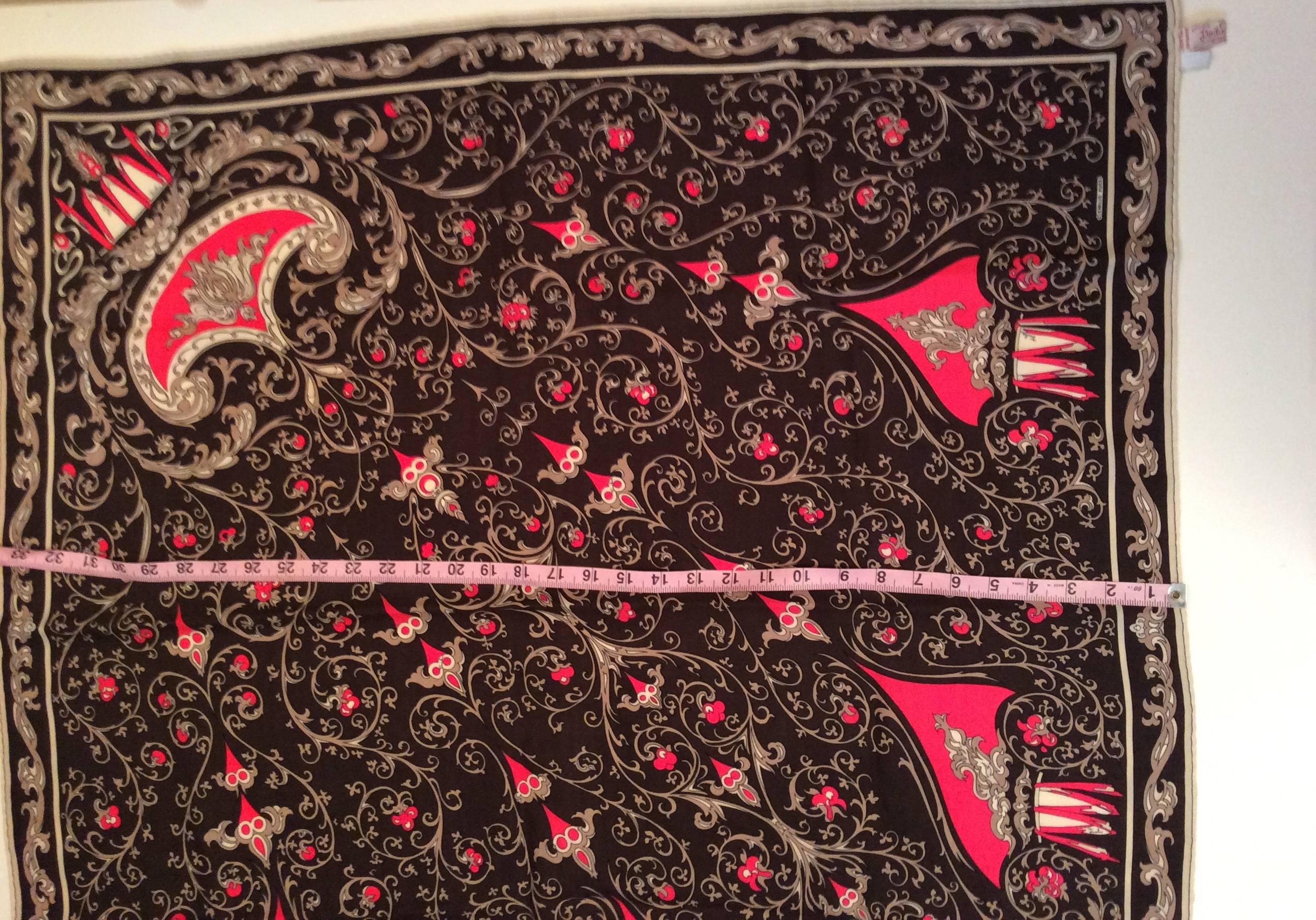 Vintage Emilio Pucci Scarf - Wool - 1960's For Sale 2