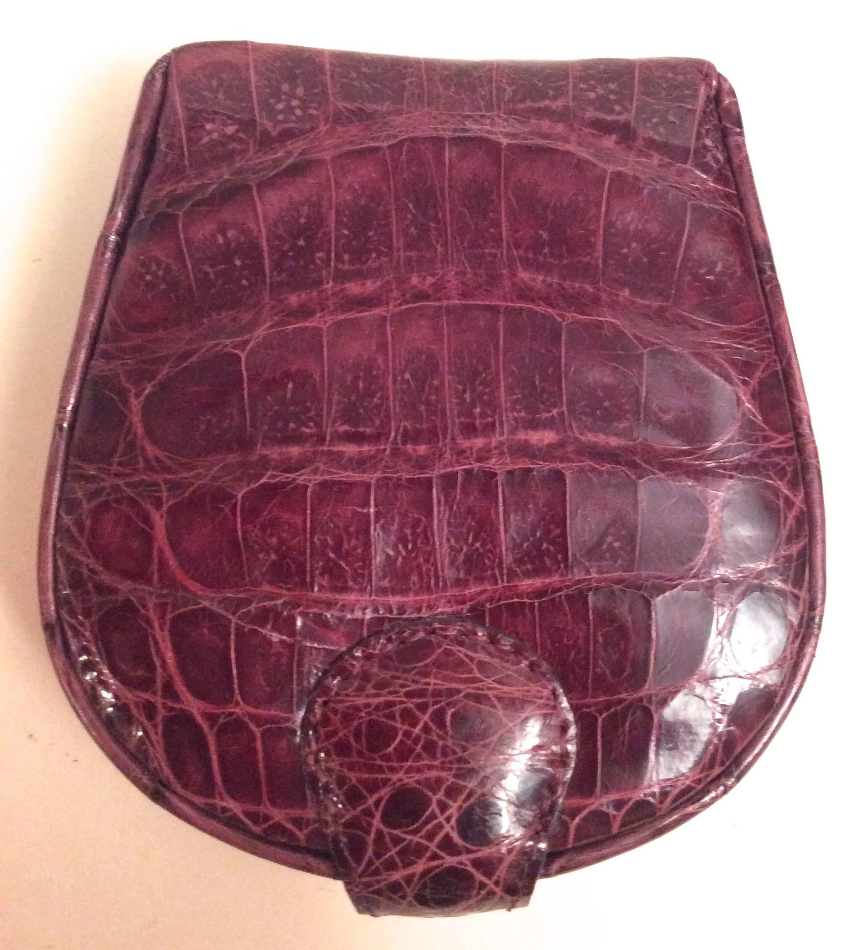 Women's or Men's Nancy Gonzalez Crocodile Case - Purple For Sale