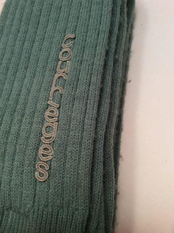Rare 1970's Courreges Glove and Scarf Set - Wool For Sale at 1stDibs