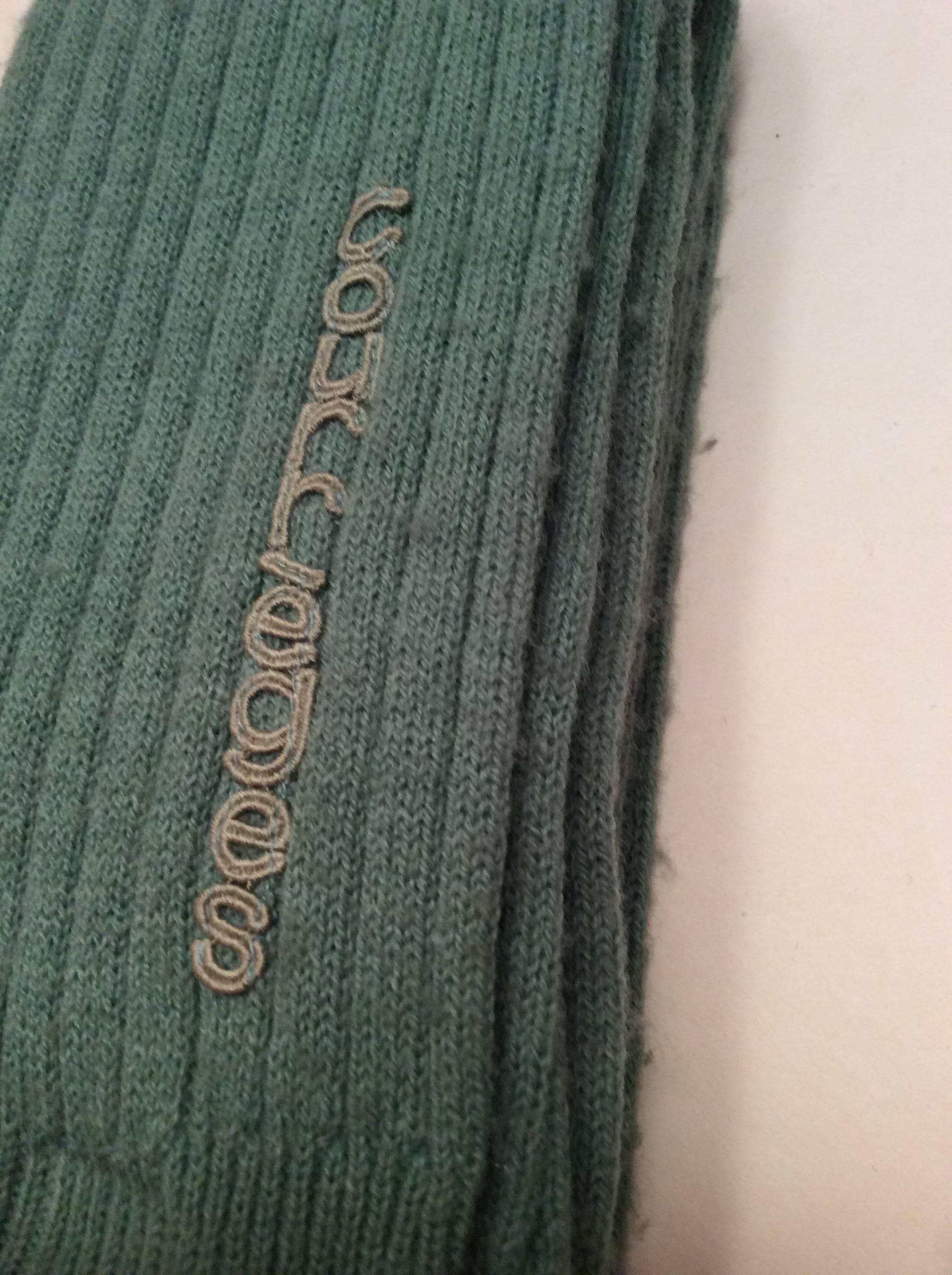 Rare 1970's Courreges Glove and Scarf Set - Wool In Excellent Condition For Sale In Boca Raton, FL