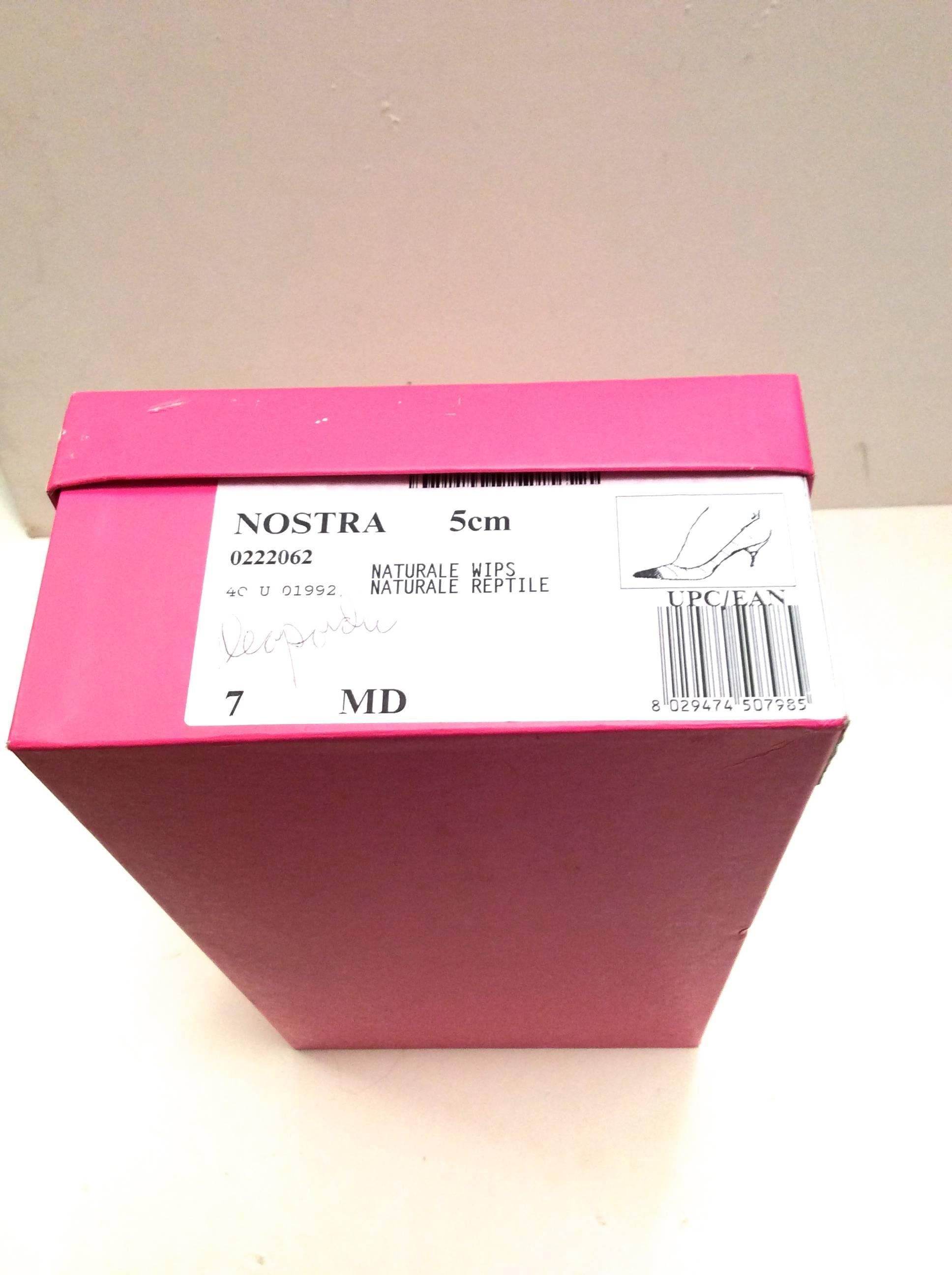 1980's Emanuel Ungaro Shoes - Original Box For Sale 1