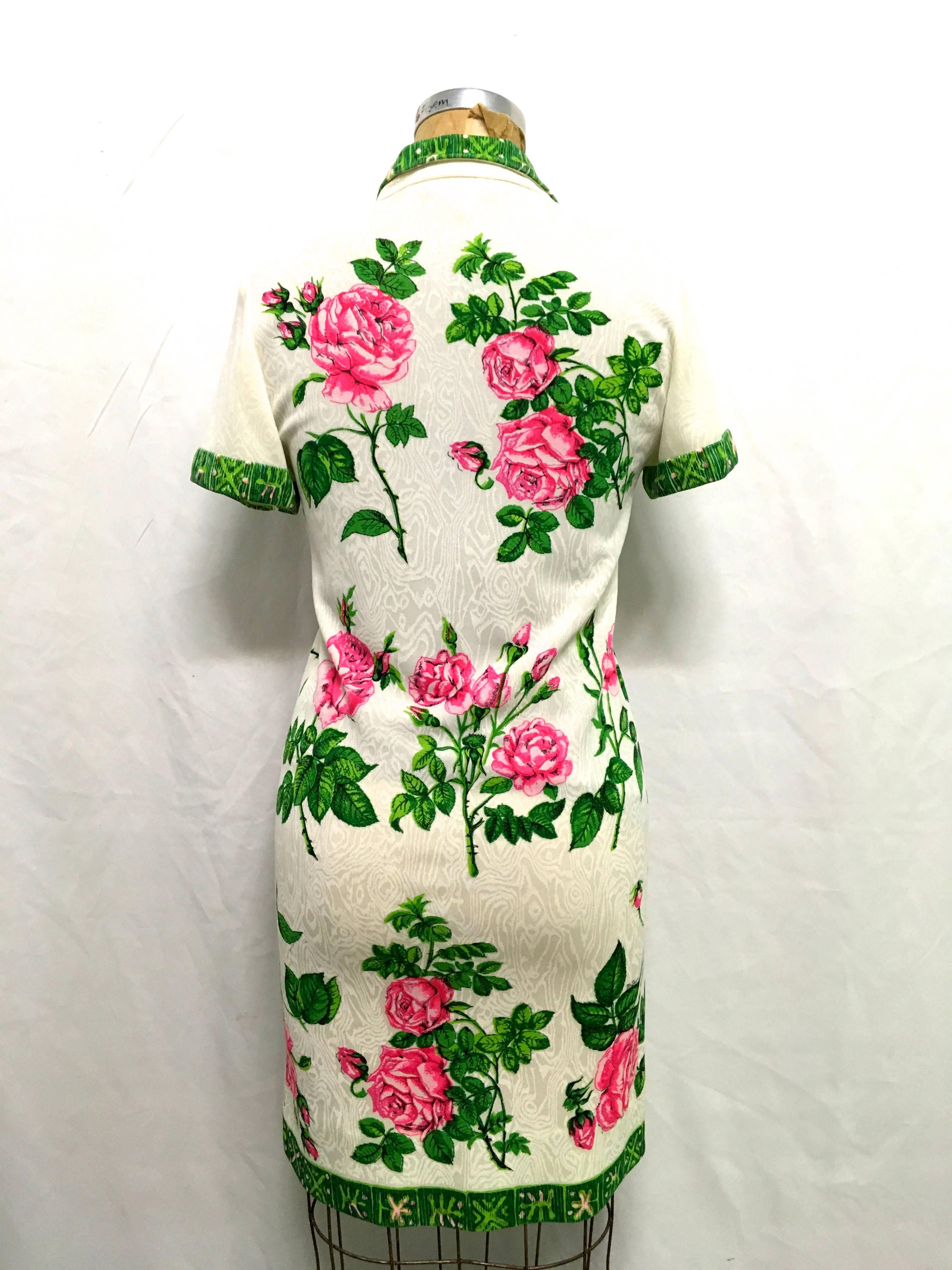 Mr. Dino Short Sleeve Summer Dress - 60's - Fabulous Condition For Sale 2