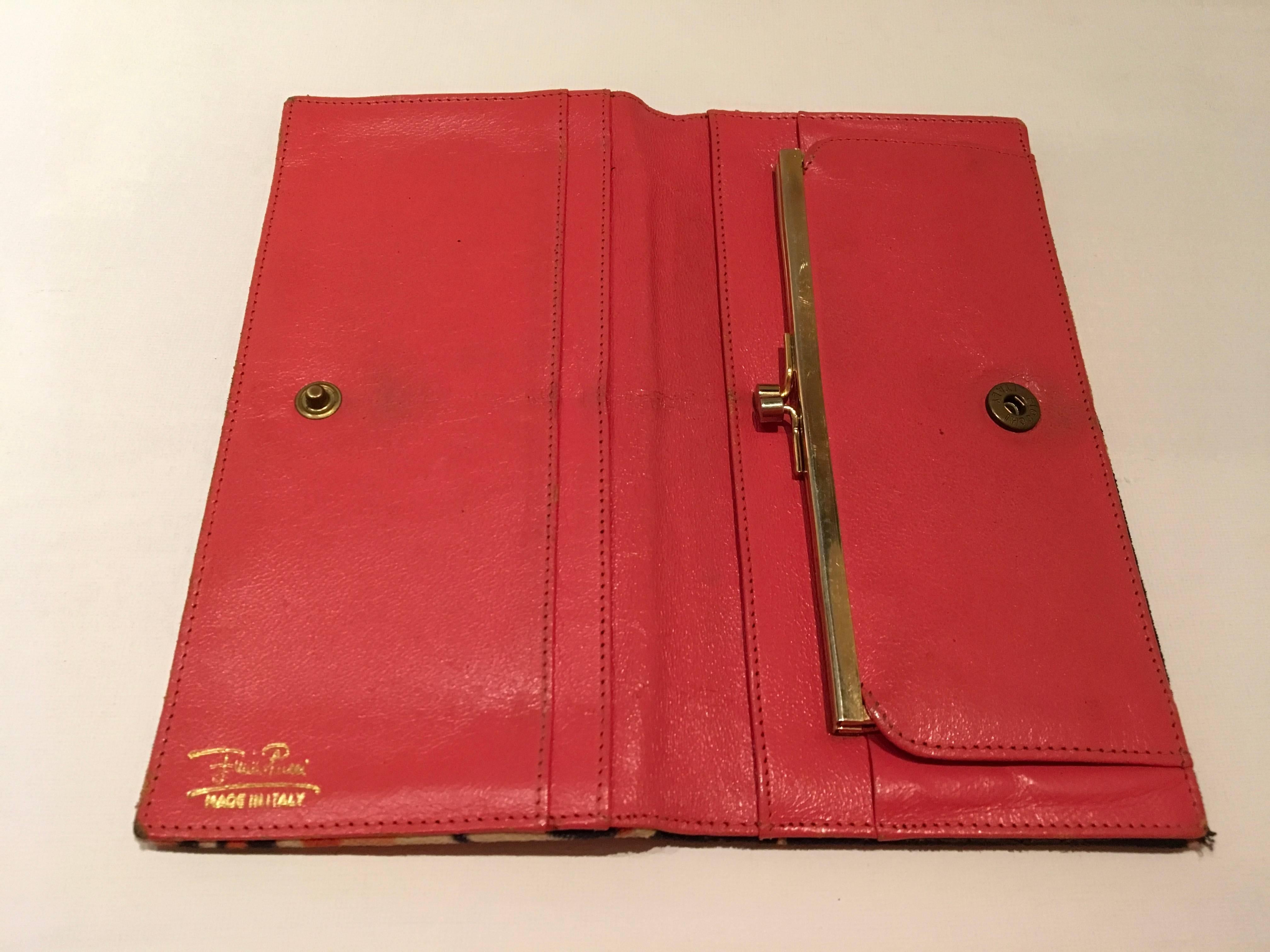 Vintage Emilio Pucci Wallet - Rare  For Sale 3