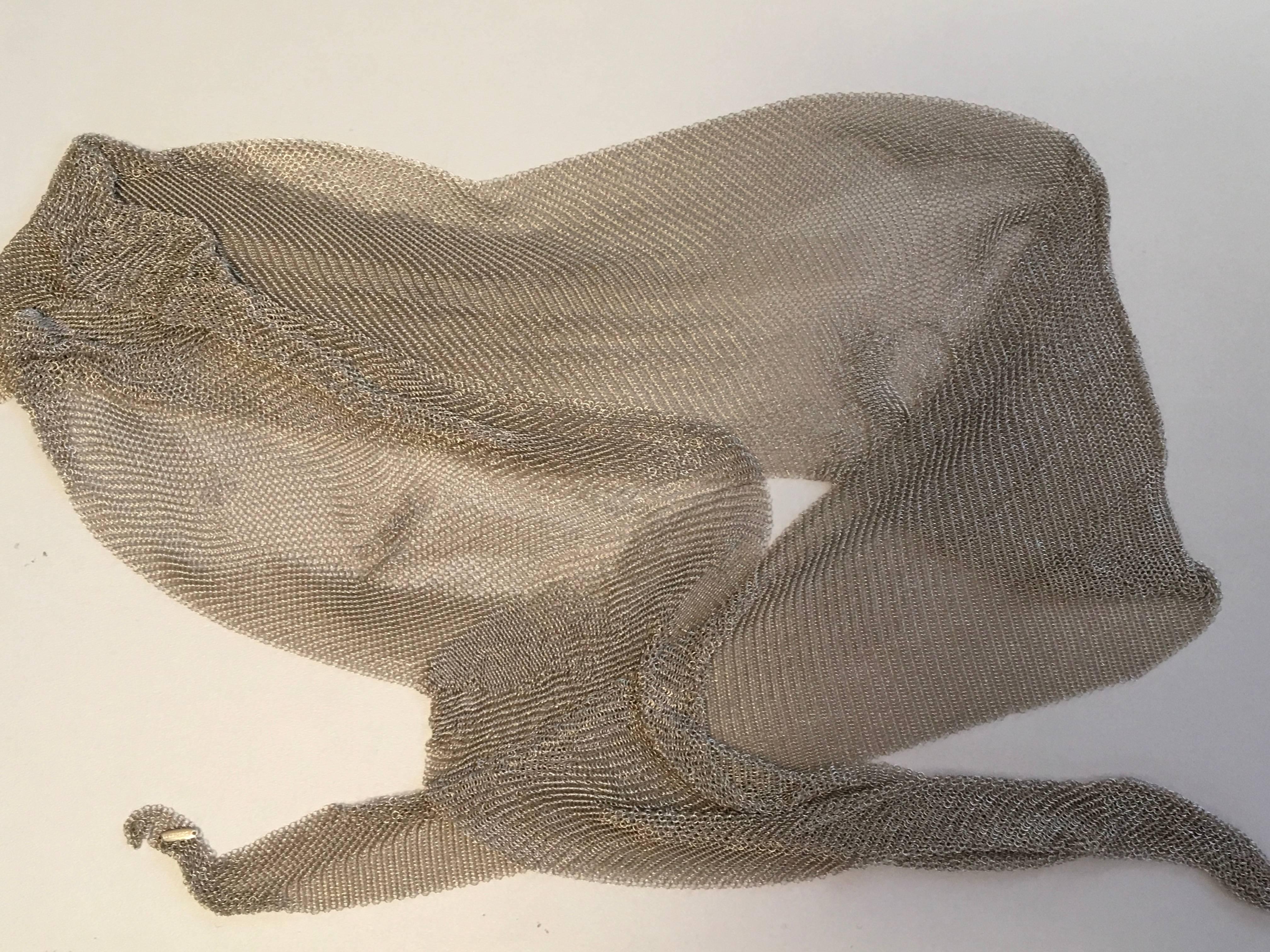 Tiffany and Co. Mesh Scarf by Elsa Peretti - Sterling Silver 1