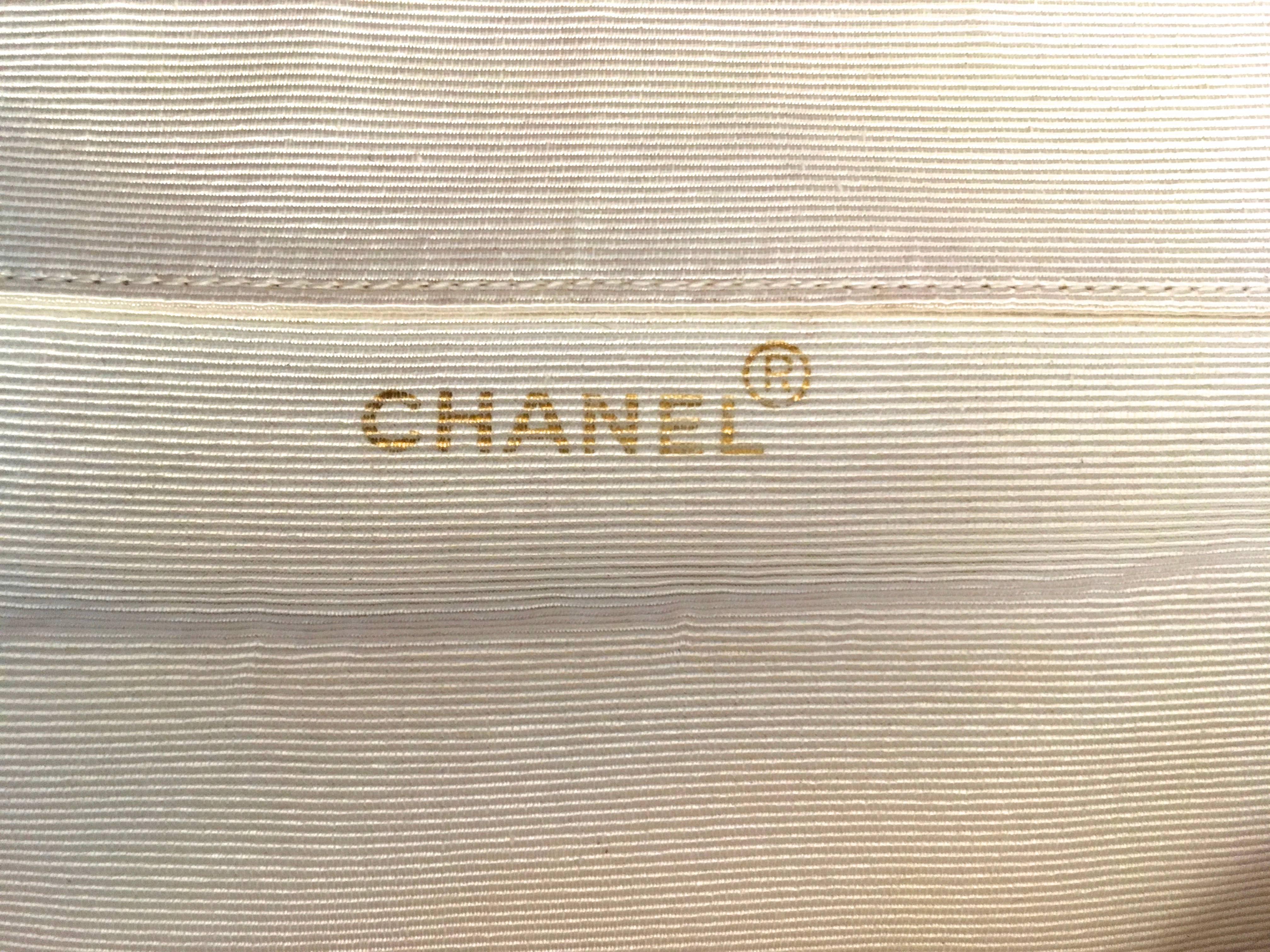 Rare Chanel Terry Cloth XL Backpack - 1994 - Mint Condition 4