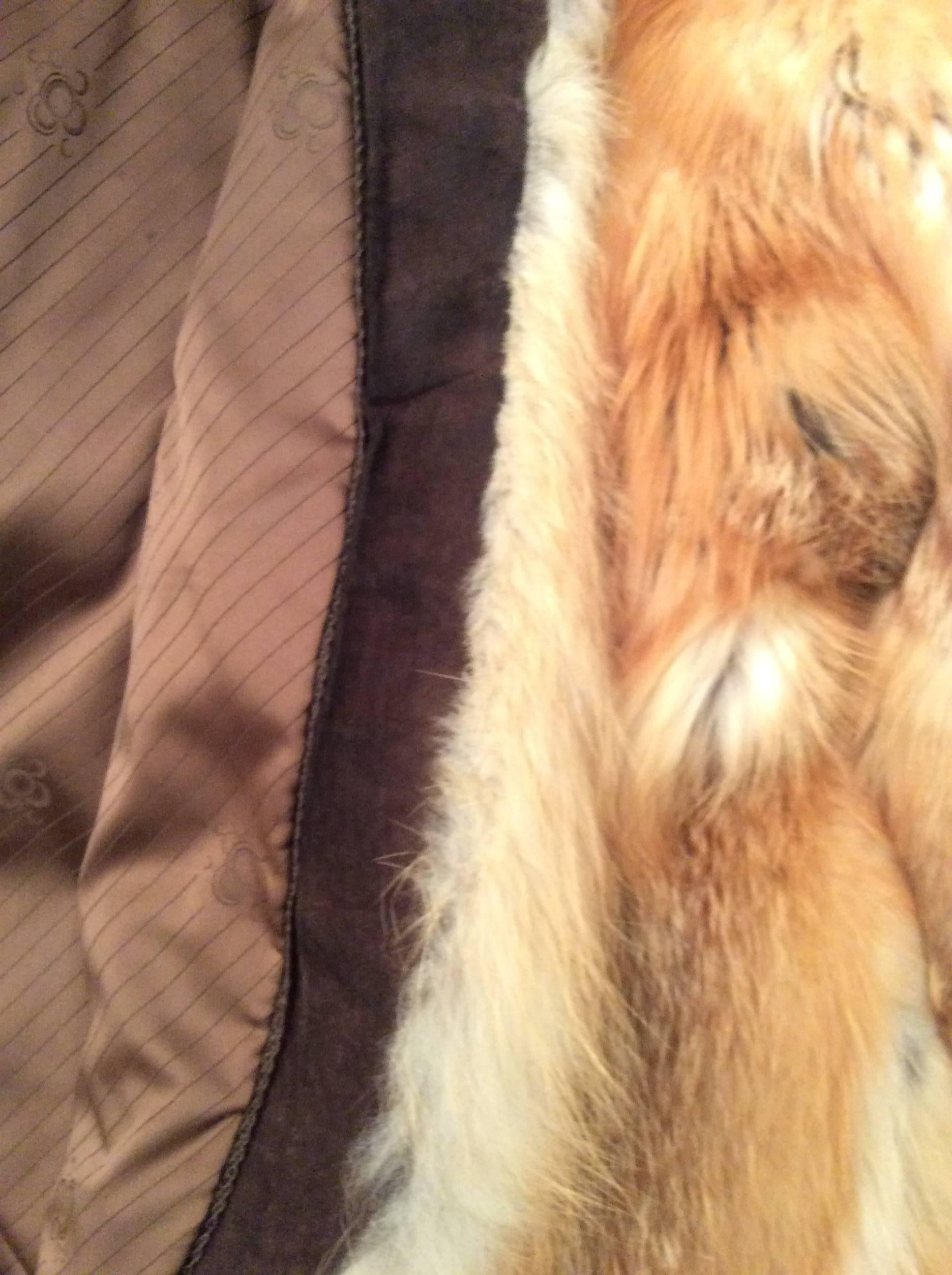 Beautiful Red Fox Jacket - Size Large 3
