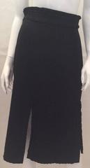 Vintage Black 1970's Couture Black Skirt