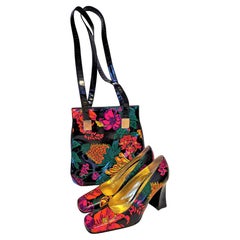 lorenzi bags prices Gianmarco Lorenzi Pumps & Shoulder Bag Leather 90s