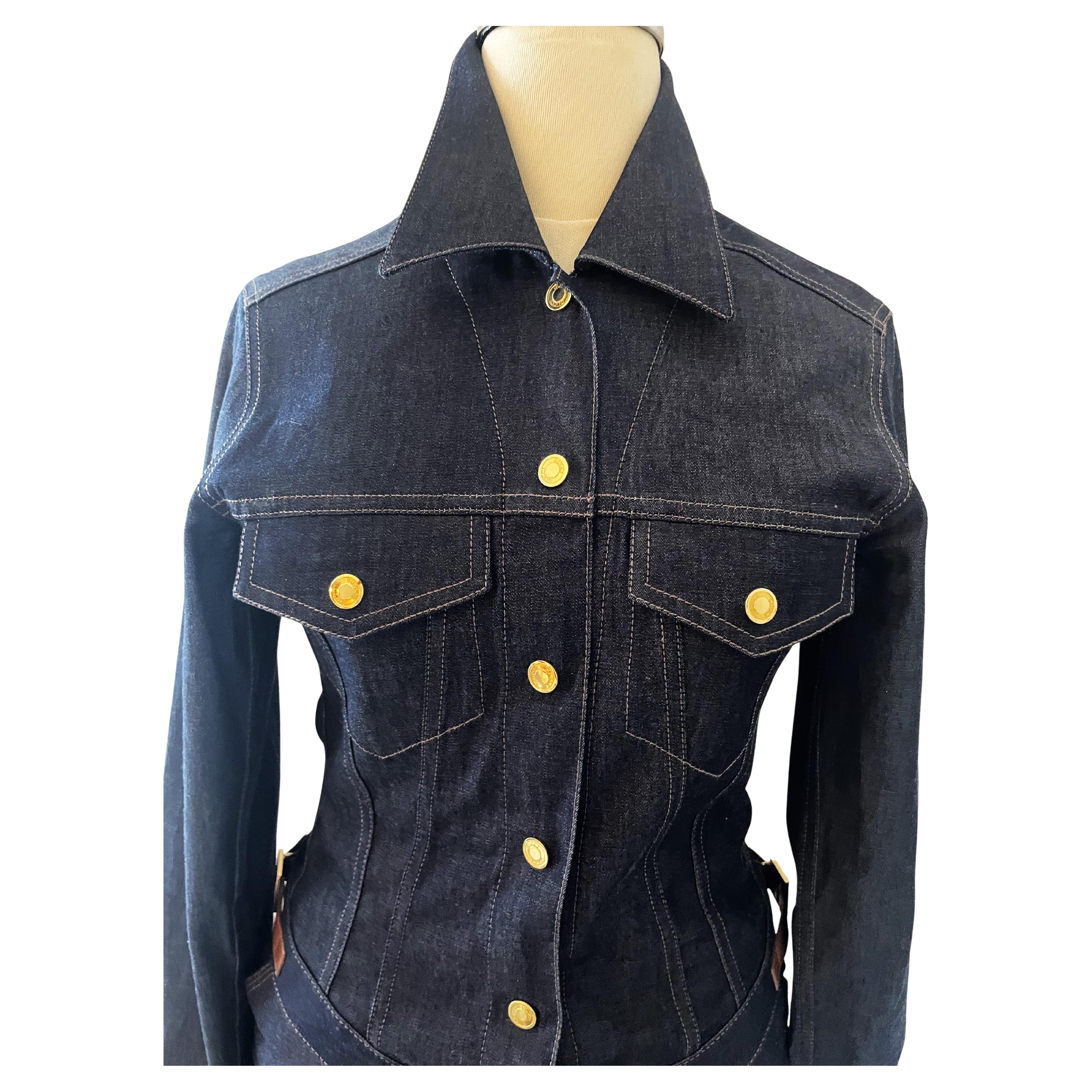 Tom Ford for Gucci Jacket & Shirt Denim Runway 1999