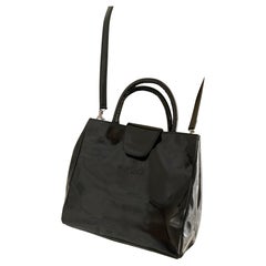 Gianni Versace Handbag Shoulderbag 1990s Glossy Leather Lacquer