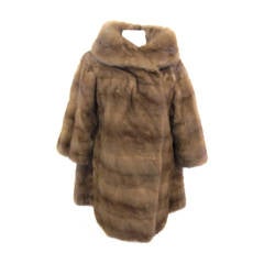 American Pastel Horizontal Mink Jacket