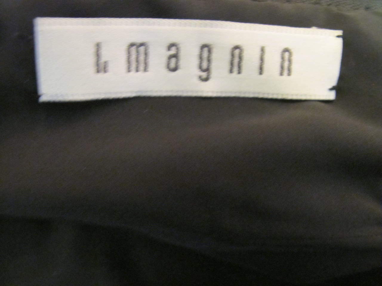 Bob Mackie I. Magnin Luscious Golden Velvet Evening Gown with Black Fox Fur For Sale 5