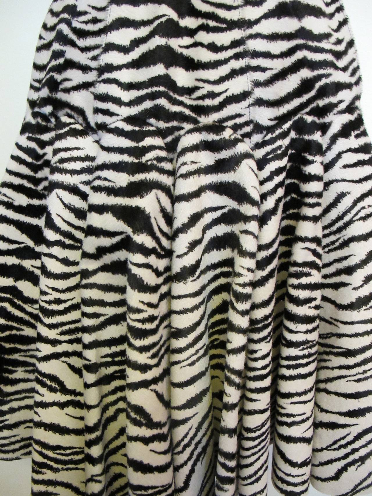 Alaia Luscious Zebra Skirt In New Condition For Sale In San Francisco, CA