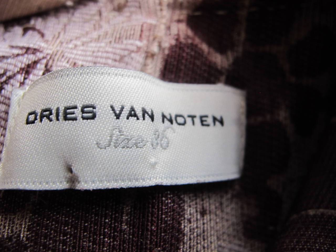 Iconic 20th Century Dries Van Noten Dress For Sale 5