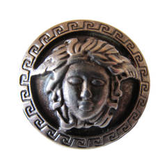 Gianni Versace Medusa One Silver Button