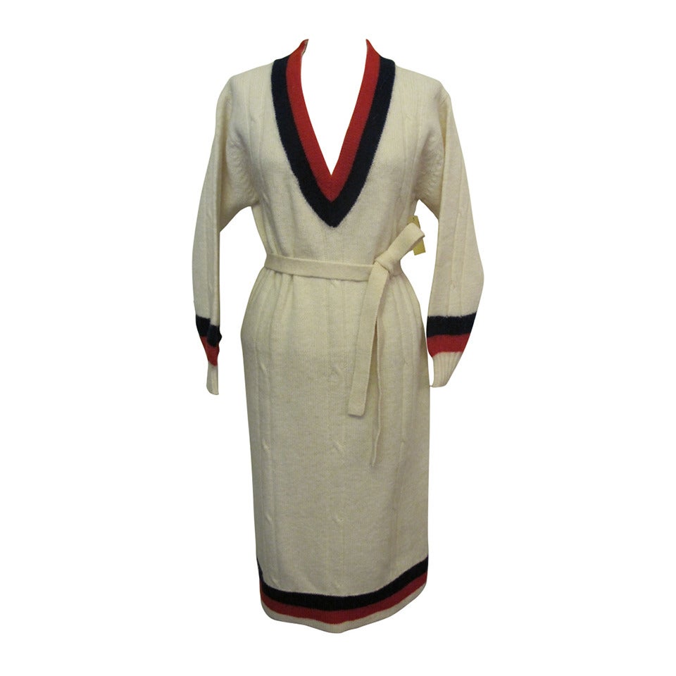 New Pringle 1950's Sweater Dress for Robert Kirk, Ltd. For Sale