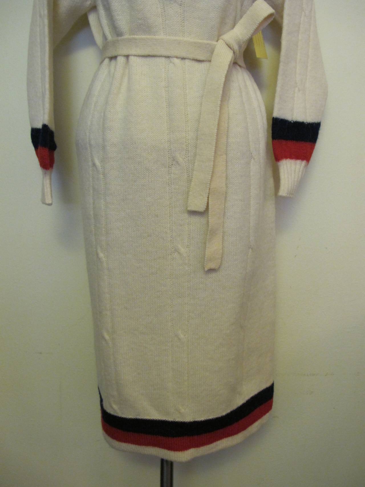 New Pringle 1950's Sweater Dress for Robert Kirk, Ltd. For Sale 1